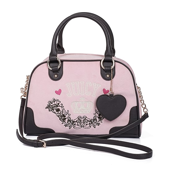 Juicy By Juicy Couture Retro Chic Velour Satchel
