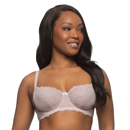 Paramour Lola Lace Demi Underwire Unlined Balconette Bra 125181