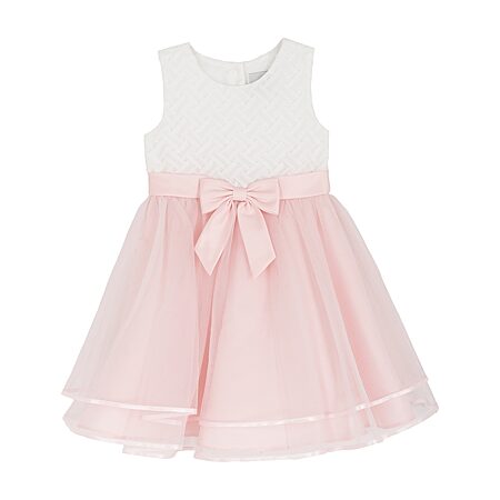 jessica simpson light pink dress Jessica Simpson Fit & Flare Chiffon Tulle Blush Pink Party Cocktail Dress