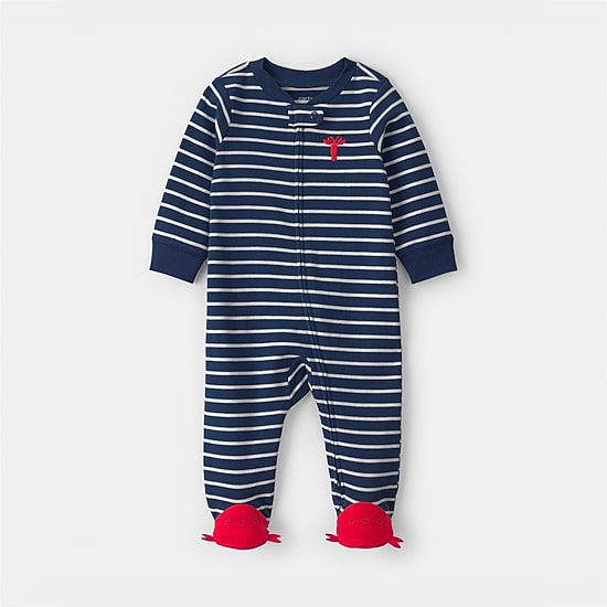 Carter's Lobster Baby Boys Striped Sleep and Play