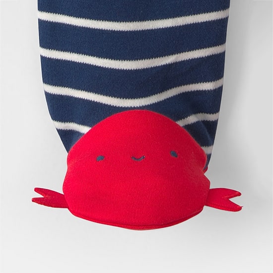 Carter's Lobster Baby Boys Striped Sleep and Play
