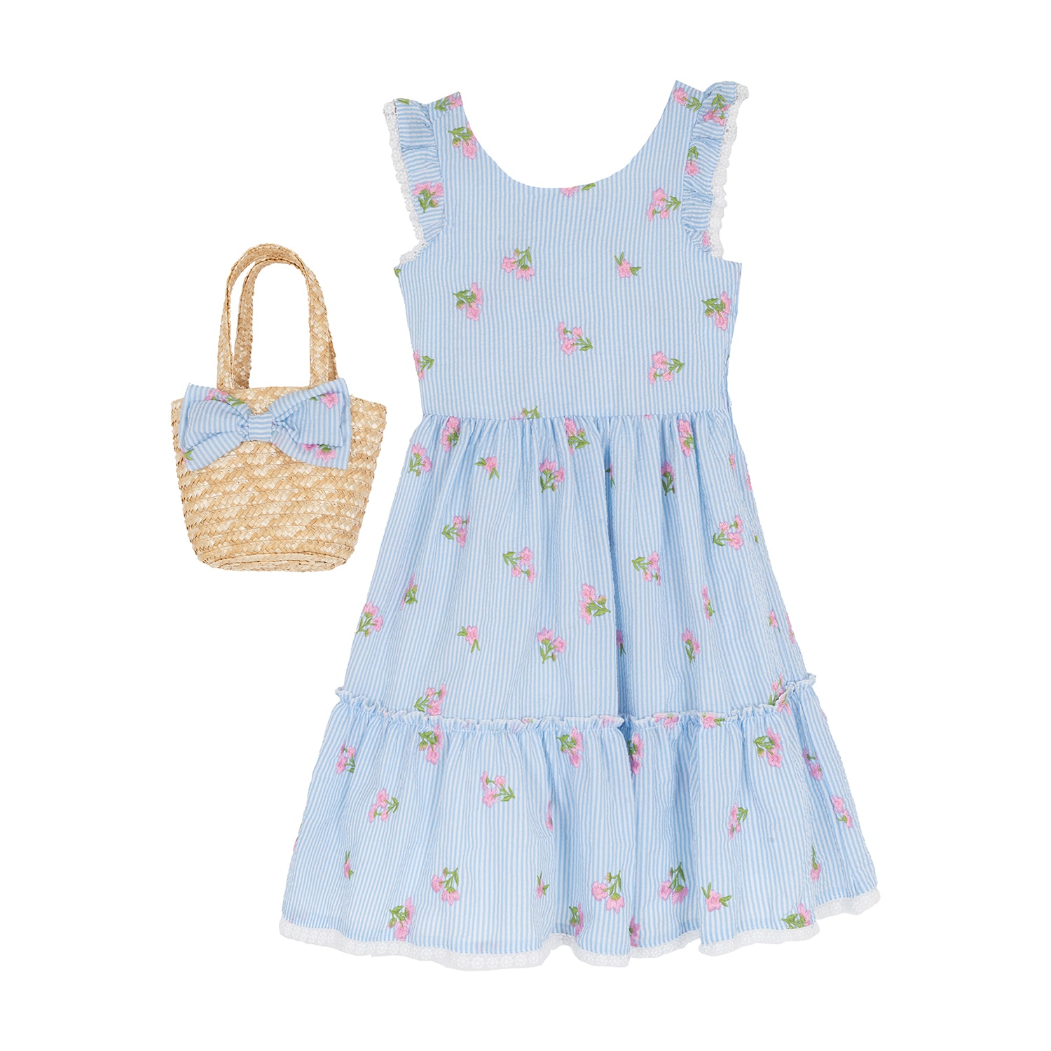 Rare Editions Little & Big Kid Girls Sleeveless A-Line Dress