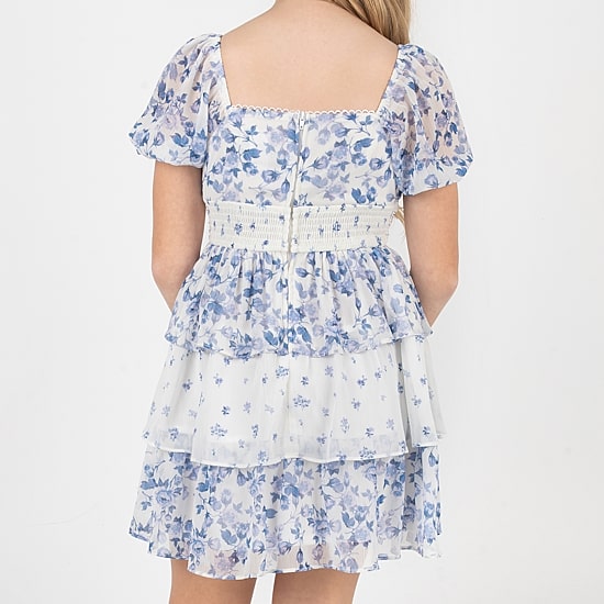 Rare Editions Big Kid Girls Short Sleeve A-Line Dress