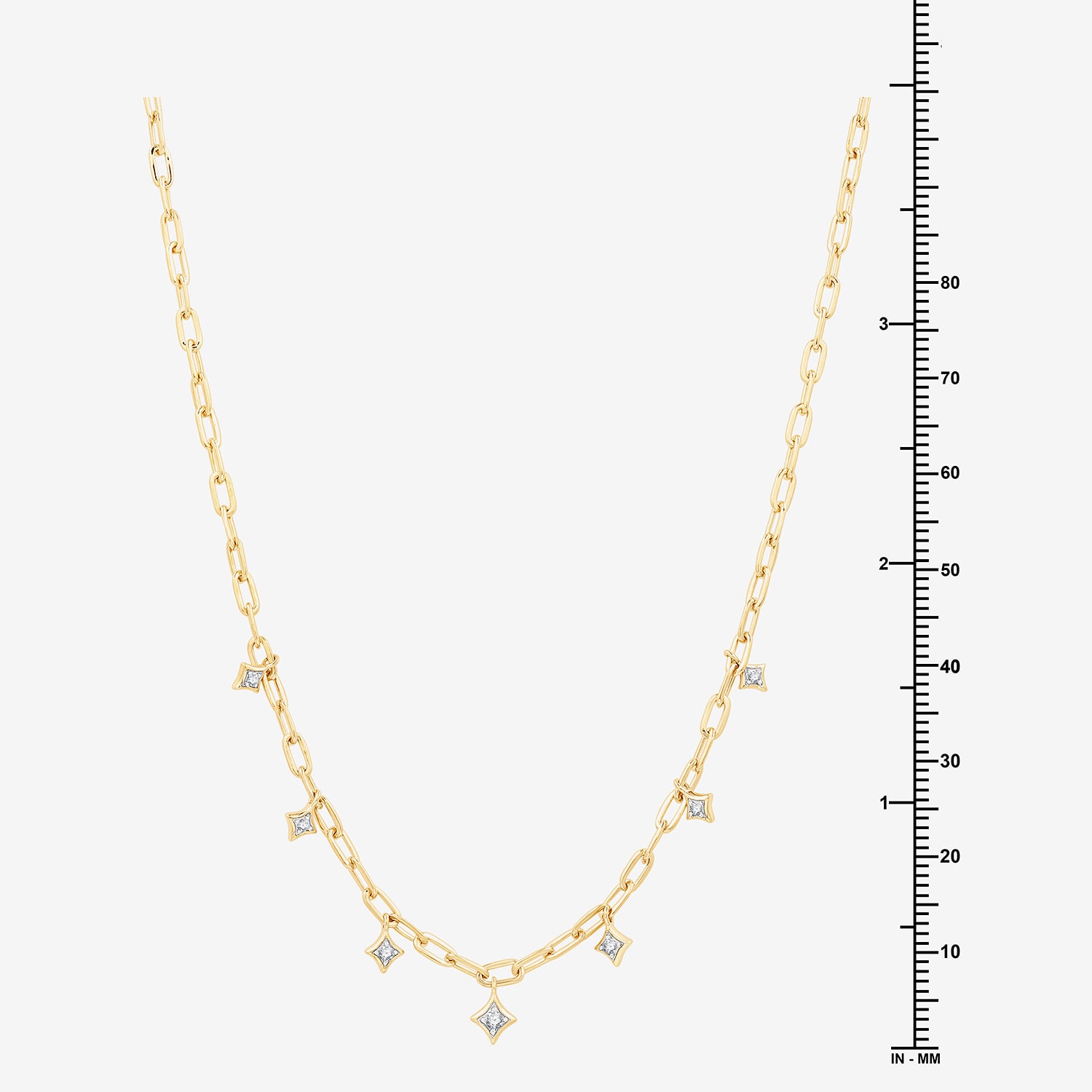(G, Si1-Si2) Womens 1/4 CT. T.W. Lab Grown White Diamond 14K Gold Over Silver 18 Inch Pendant Necklace
