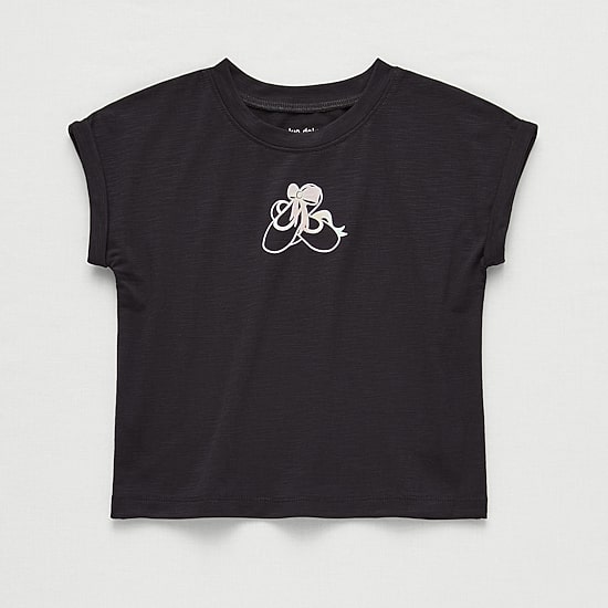 Okie Dokie Active Toddler & Little Girls Round Neck Short Sleeve Regular Fit Graphic T-Shirt