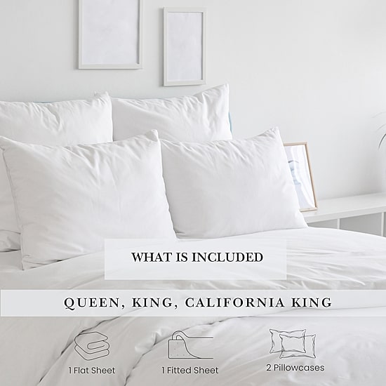 Pointehaven 500 Thread Count Sateen Sheet Set