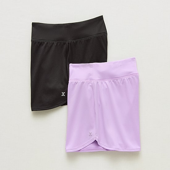 Xersion Little & Big Kid Girls Stretch Fabric Mid Rise 2-pc. Pull-On Short
