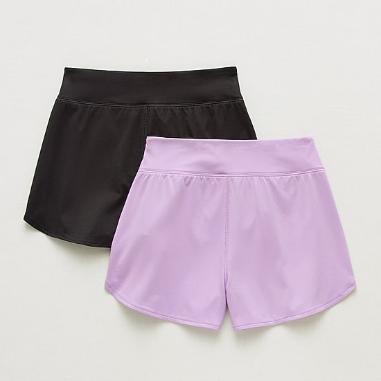 Xersion Little & Big Kid Girls Stretch Fabric Mid Rise 2-pc. Pull-On Short
