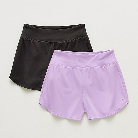 Xersion Little & Big Kid Girls Stretch Fabric Mid Rise 2-pc. Pull-On Short