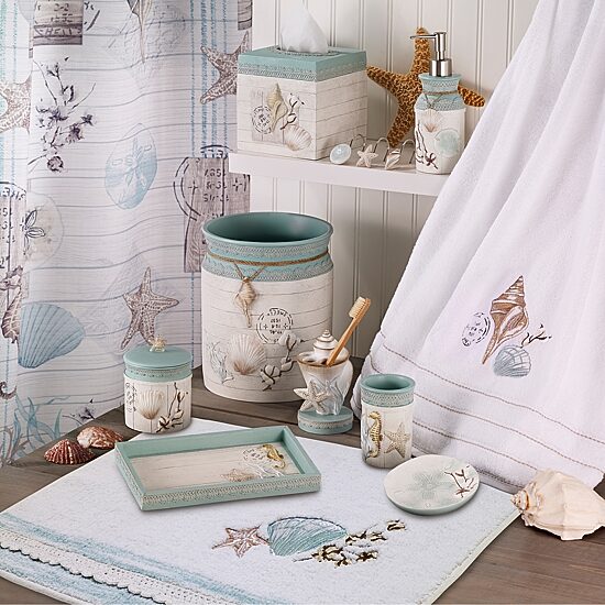 Avanti Farmhouse Shell Bath Collection