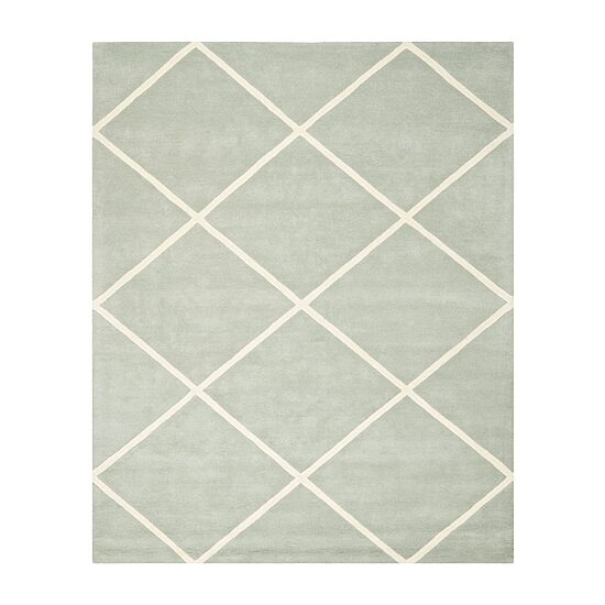 Safavieh Jayma Geometric Hand Tufted Wool Indoor Round Rug
