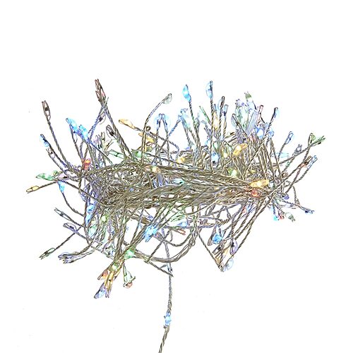 Kurt Adler 240-Light Rgb Twinkle Fairy Cluster String Lights, One Size, Multiple Colors