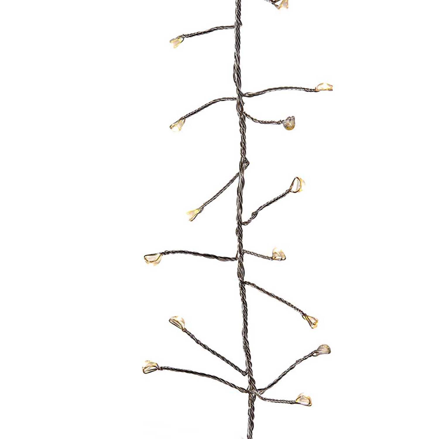Kurt Adler 240-Light 8-Feet Warm  Led Twinkle Cluster Fairy String Lights