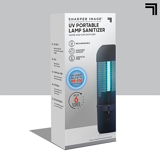 Sharper Image Sanitizer UV Portable Lamp