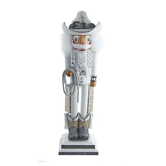 Kurt Adler 19-Inch Hollywood Rhinestone Cowboy Nutcracker