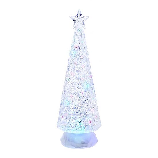 Kurt Adler 13-Inch Battery-Operated LED Lit Tree with Water Table Piece