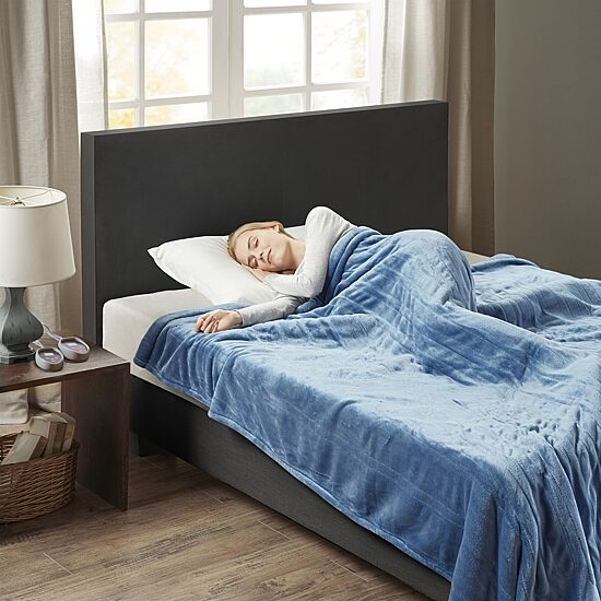 Woolrich Heated Plush To Berber Heated Electric Midweight Blanket