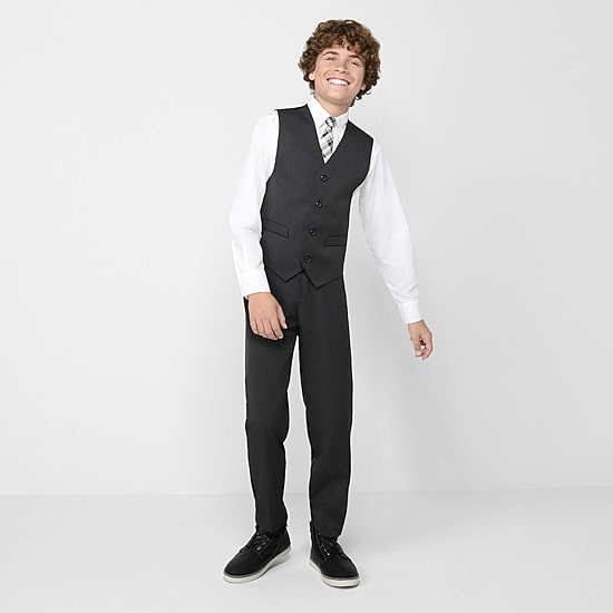 Van Heusen Little & Big Kid Boys 4-pc. Suit Set