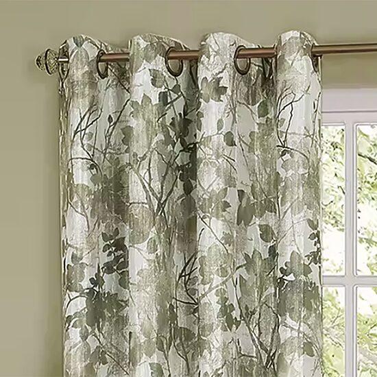 Tranquil Grommet Top Light-Filtering Single Curtain Panel