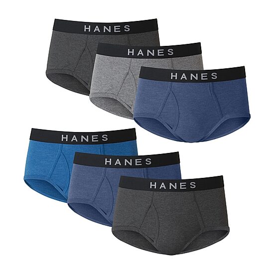 Hanes Ultimate Comfortblend Bonus Pack Mens 6 Pack Briefs Ubbf6b