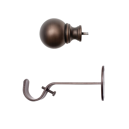 Elrene Home Fashions Cordelia 1 IN Adjustable Curtain Rod