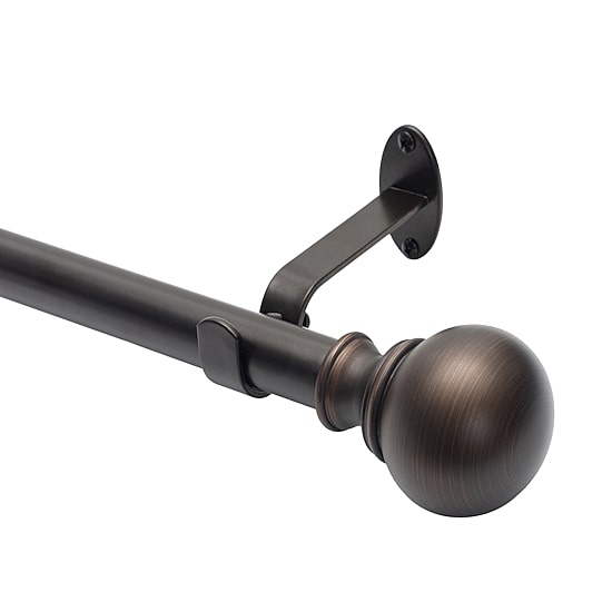 Elrene Home Fashions Cordelia 1 IN Adjustable Curtain Rod