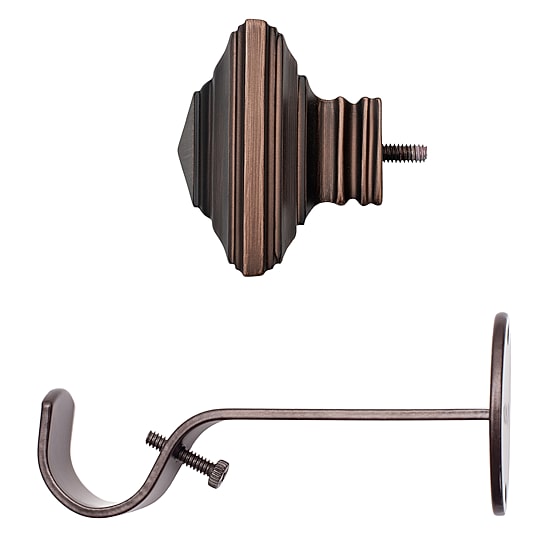 Elrene Home Fashions Florence 1 IN Adjustable Curtain Rod