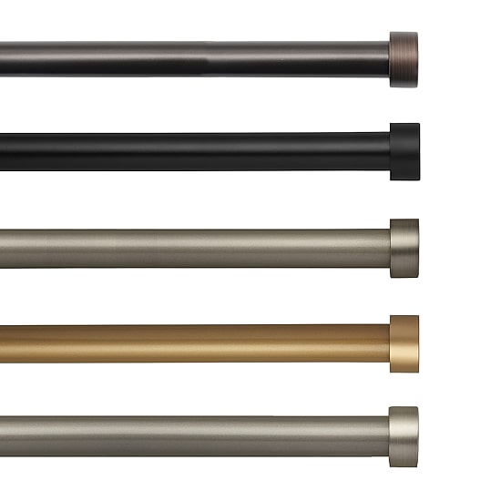 Elrene Home Fashions Serena 1 IN Adjustable Curtain Rod