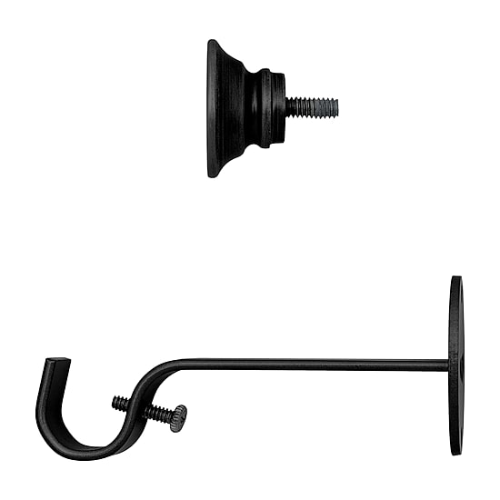 Elrene Home Fashions Shaker 3/4 IN Adjustable Curtain Rod