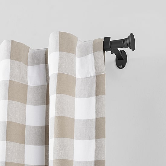 Elrene Home Fashions Shaker 3/4 IN Adjustable Curtain Rod