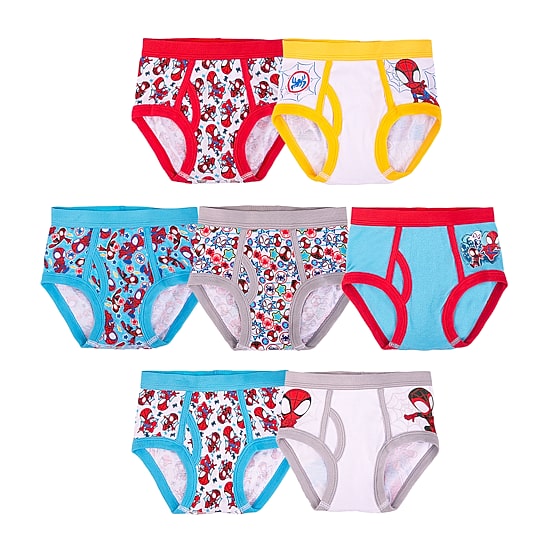 Toddler Boys Spiderman 7 Pack Briefs Tbup5384