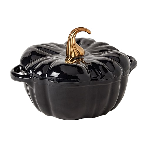 Smith And Clark Cast Iron Pumpkin Harvest 2-qt. Dutch Oven In Black