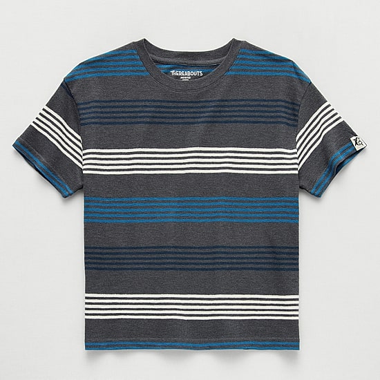 Thereabouts Oversized Little & Big Kid Boys Crew Neck Short Sleeve T-Shirt