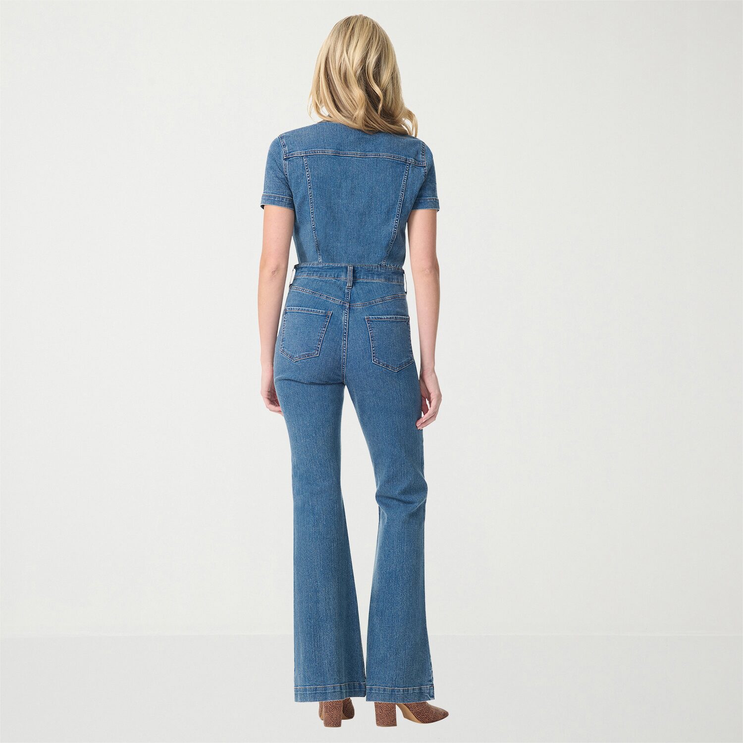 JS Jessica Simpson Womens Short Sleeve Jumpsuit