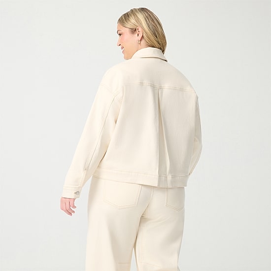 JS Jessica Simpson Womens Plus Denim Embroidered Lightweight