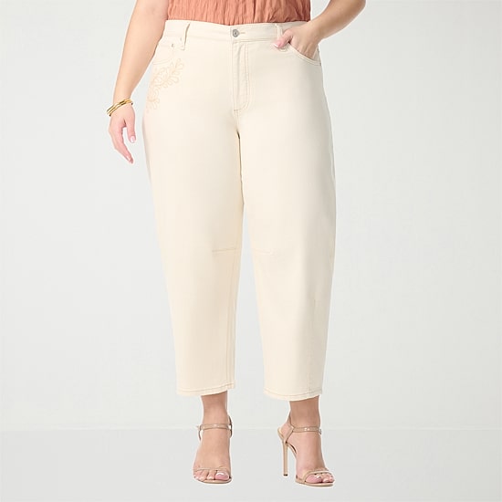 JS Jessica Simpson Womens Plus High Rise Jean