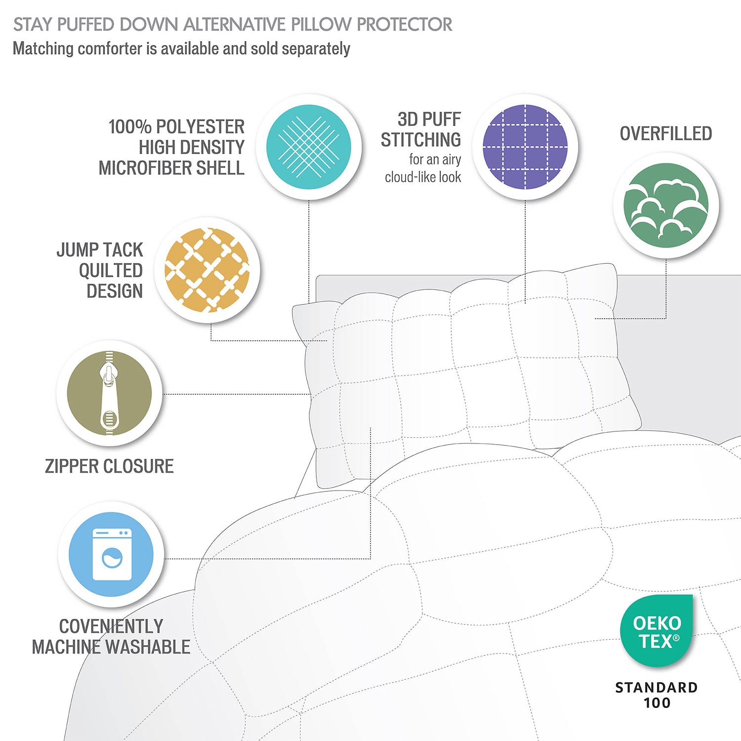 Madison Park Pillow Protector