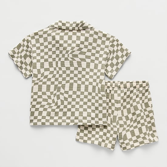 Grayson Little Toddler Boys Thermal 2-pc. Short Set