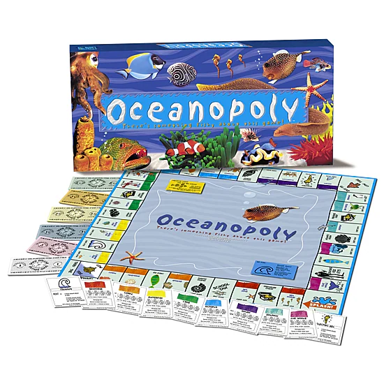 Late For The Sky Ocean-Opoly Board Game Monopoly Board Game