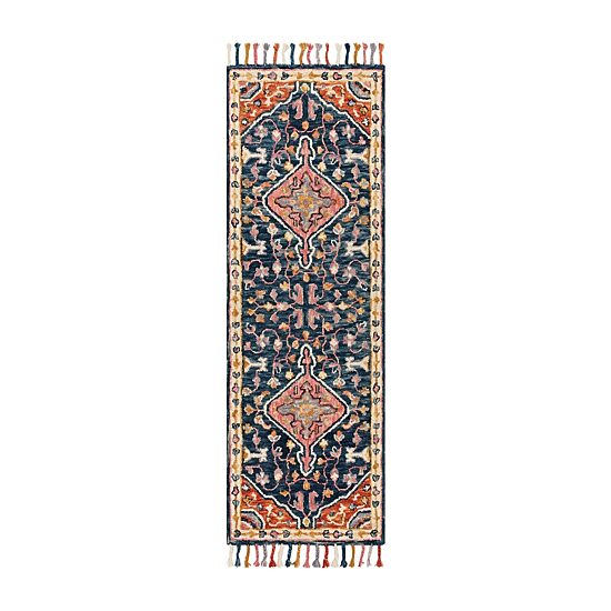 Loloi Zharah Hooked Indoor Rectangular Accent Rug