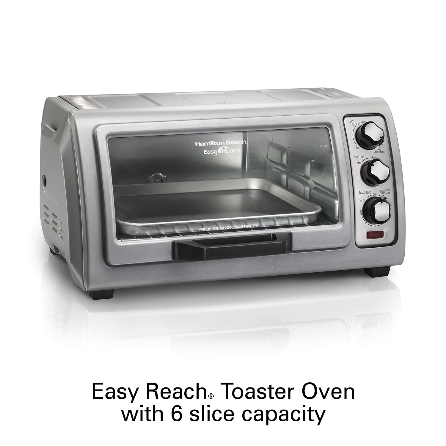 Hamilton Beach® Easy Reach™ Toaster Oven