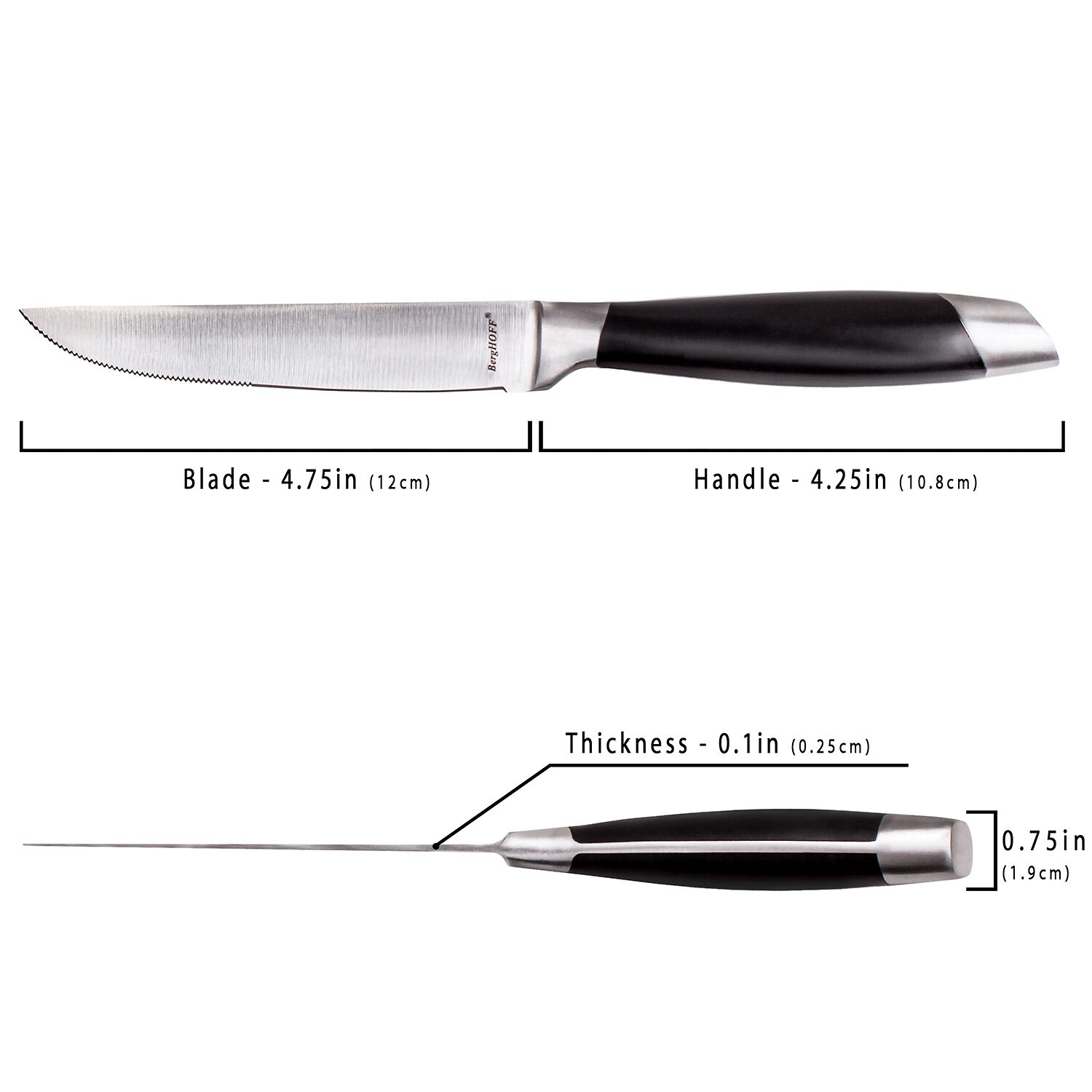 BergHOFF Essentials Geminis Stainless Steel 6-pc. Steak Knife Set