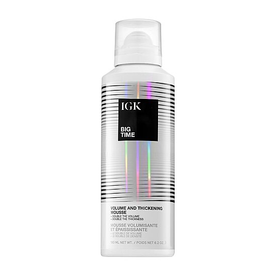 IGK Big Time Volume And Thickening Hair Mousse 6.2 oz.