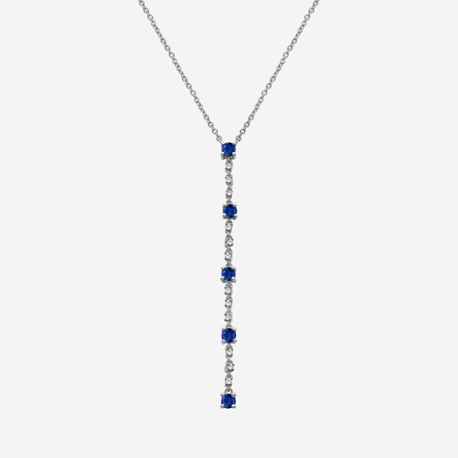 Womens Diamond Accent Gemstone 10K Gold 18 Inch Pendant Necklace