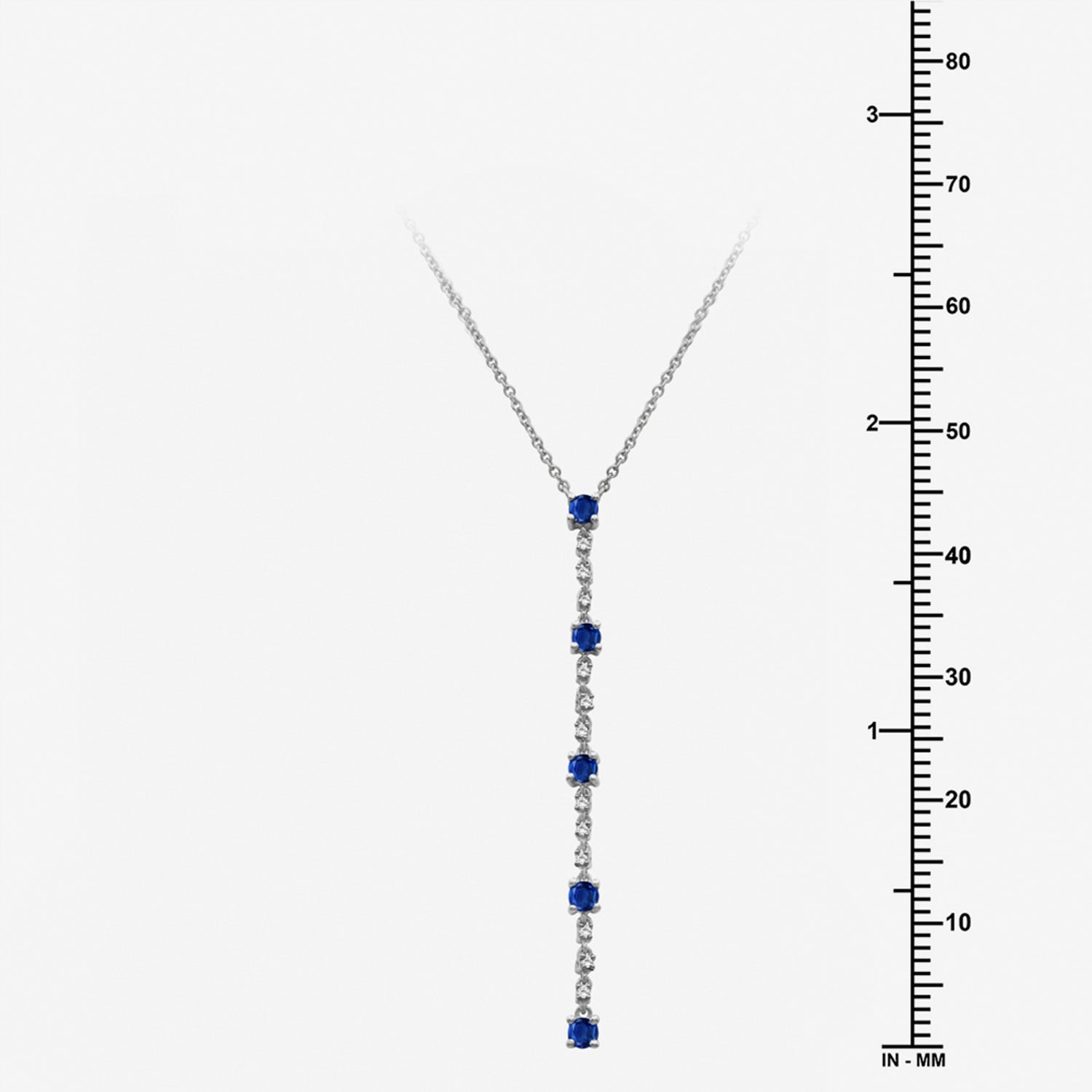 Womens Diamond Accent Gemstone 10K Gold 18 Inch Pendant Necklace