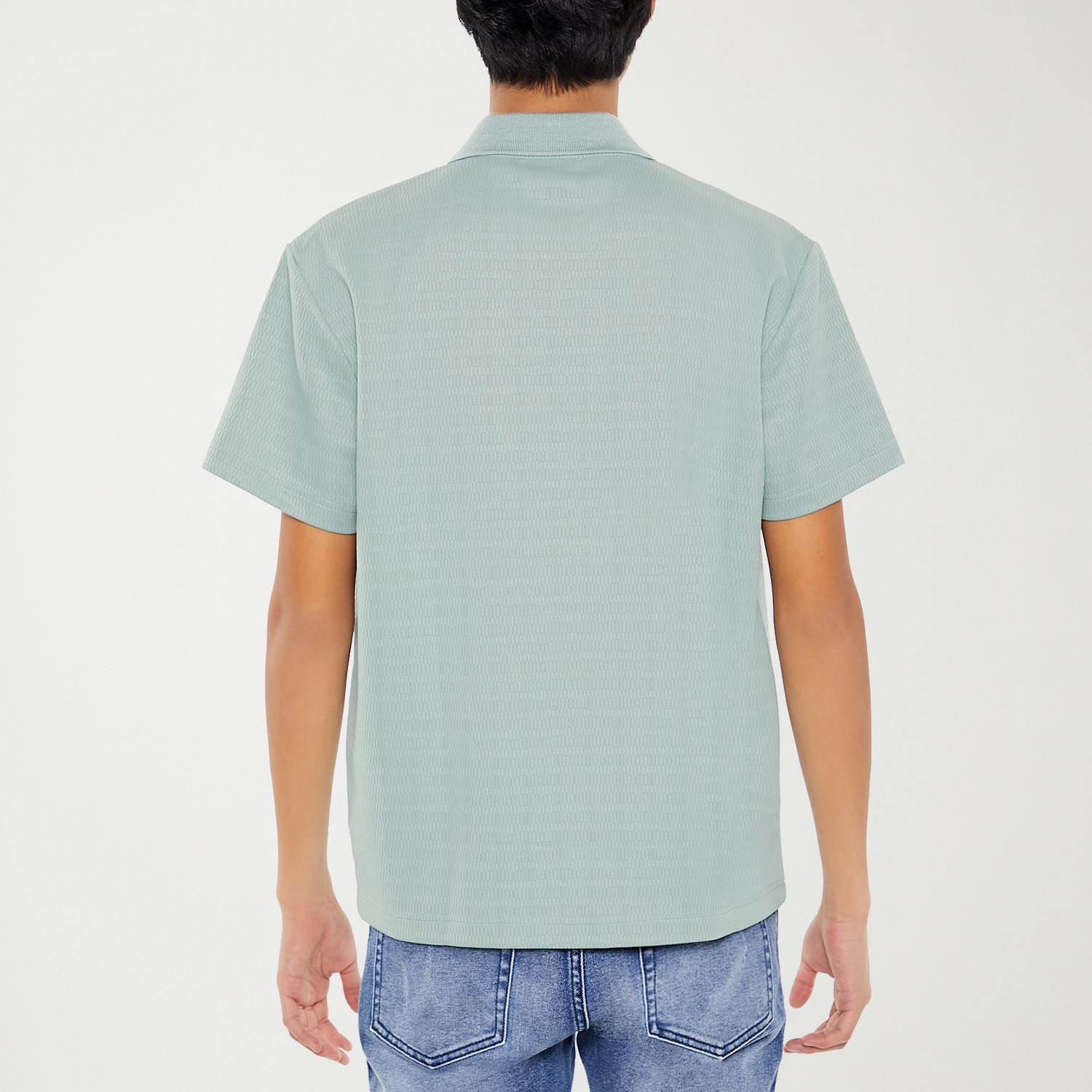 Forever 21 Mens Short Sleeve Button-Down Shirt