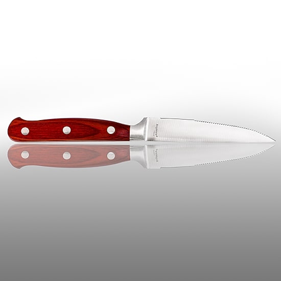BergHOFF Pakka Wood  Stainless Steel 14-pc. Steak Knife Set with Wood Case