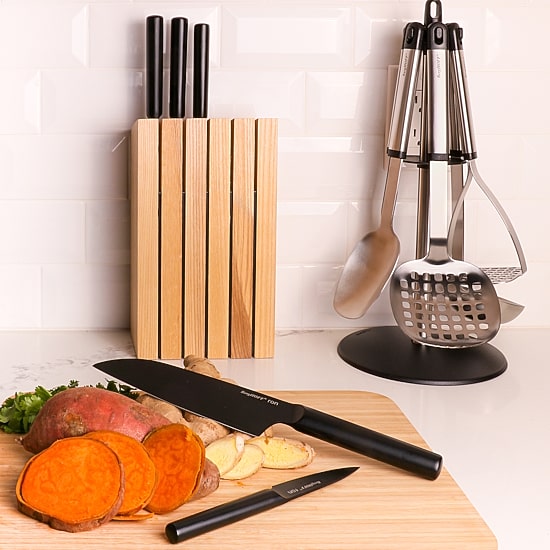 BergHOFF Ron Stainless Steel 6-pc. Knife Block Set