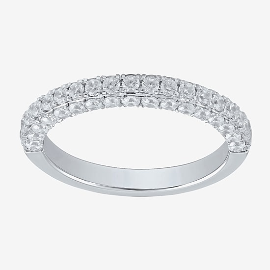 Love Lives Forever (G / I1) Womens 3/4 CT. T.W. Lab Grown White Diamond 10K Gold Wedding Band