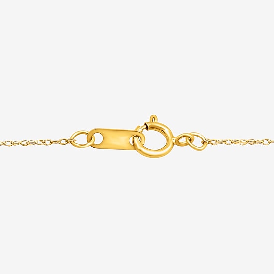 Womens 1 CT. T.W. Lab Grown White Diamond 14K Gold Over Silver Sterling Silver Cross 18 Inch Pendant Necklace